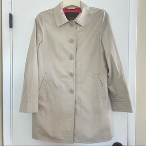 NWT Coach Sateen Walking Coat